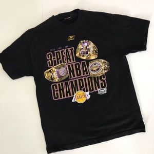 Vintage Los Angeles Lakers 3-Peat Reebok T-Shirt